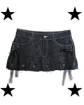 Cute black with ribbons