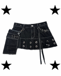 Mini skirt gothic style