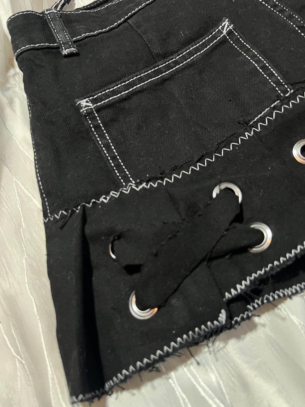 Mini skirt gothic style