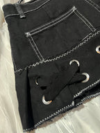 Mini skirt gothic style
