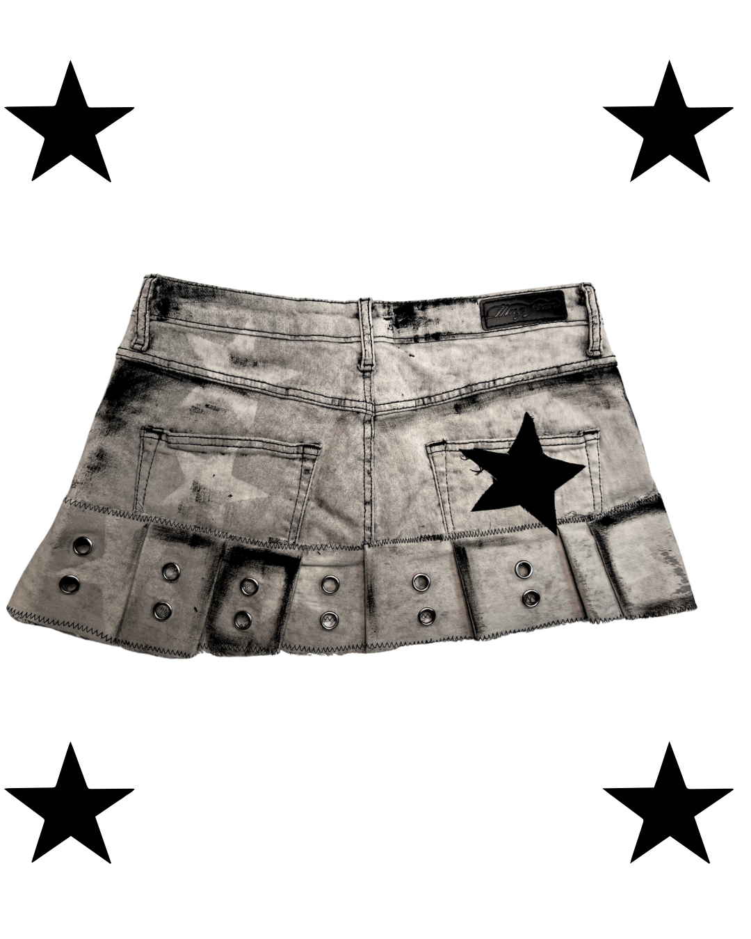 Miniskirt black star