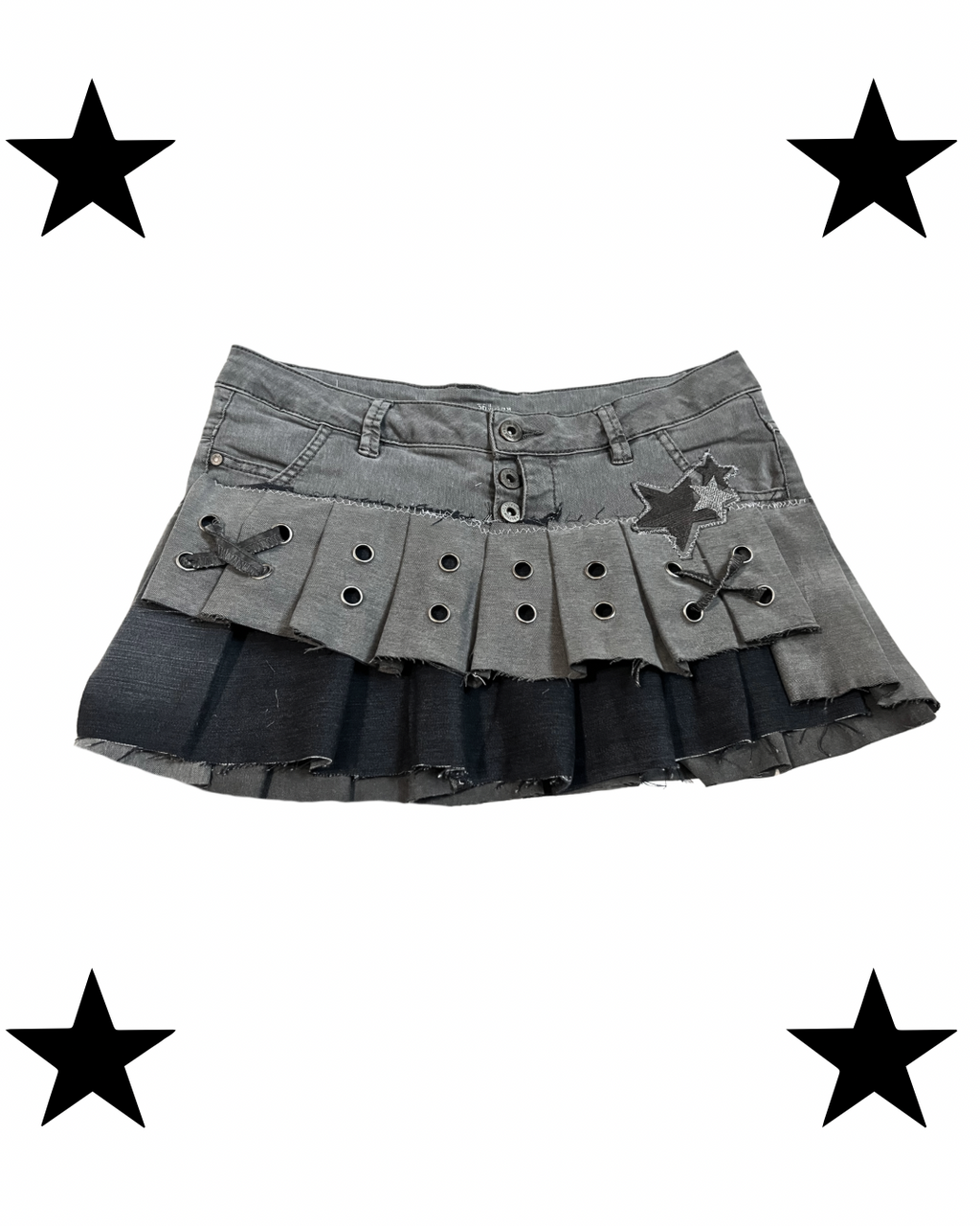 Mini skirt grey