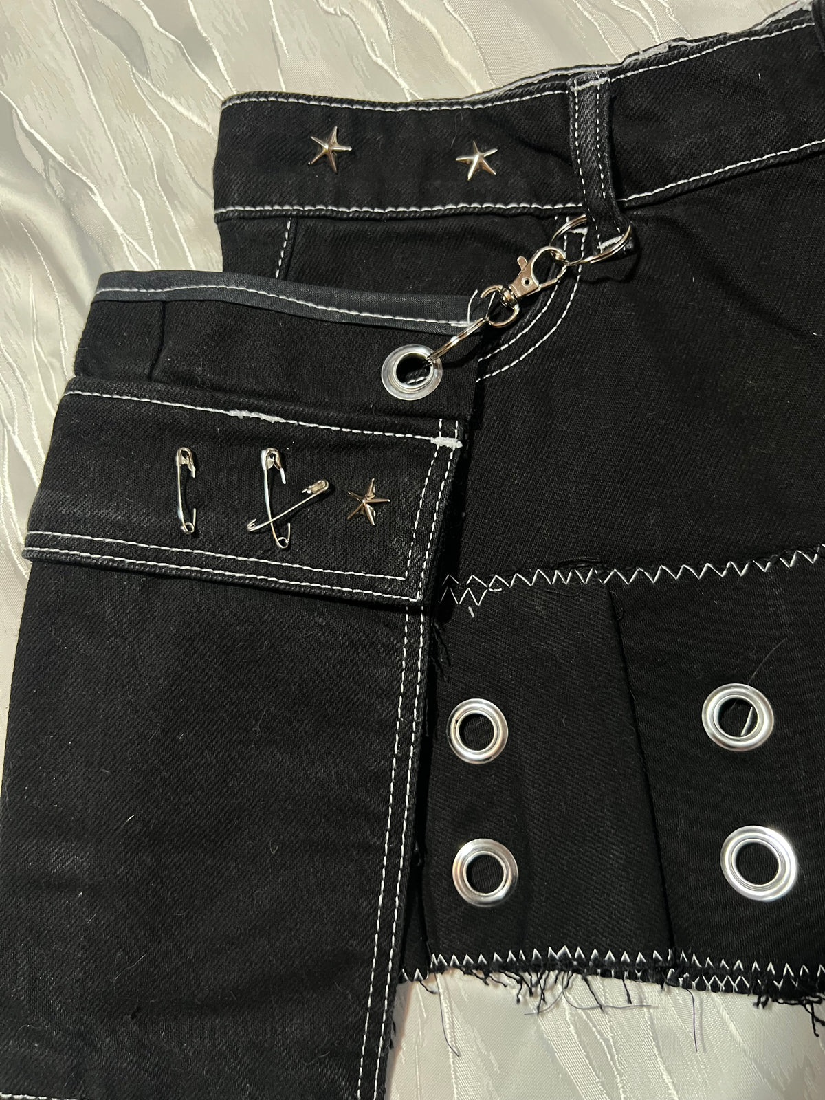 Mini skirt gothic style