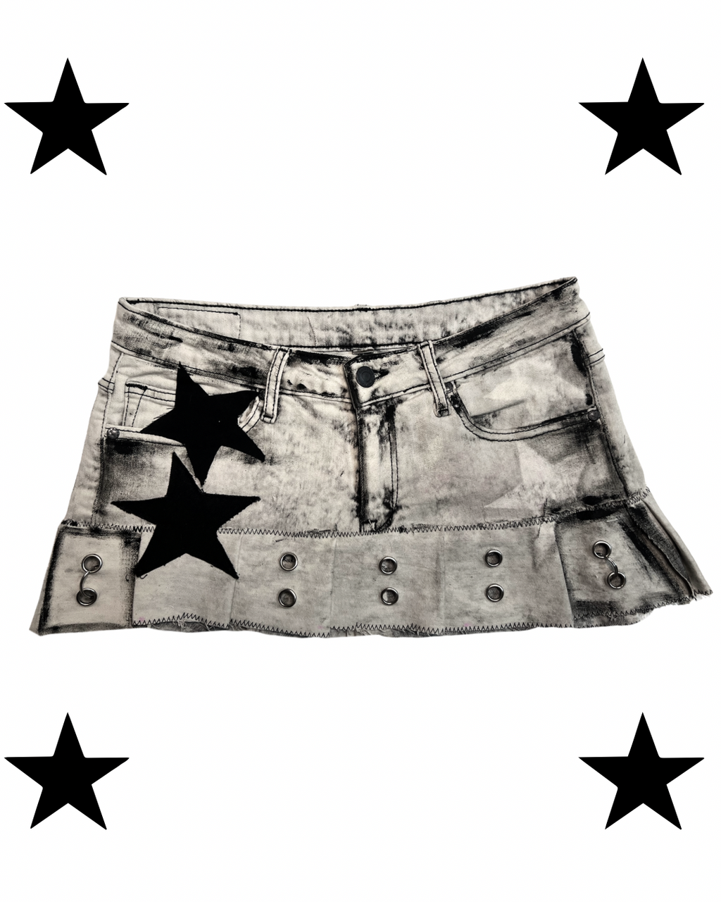 Miniskirt black star
