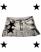 Miniskirt black star