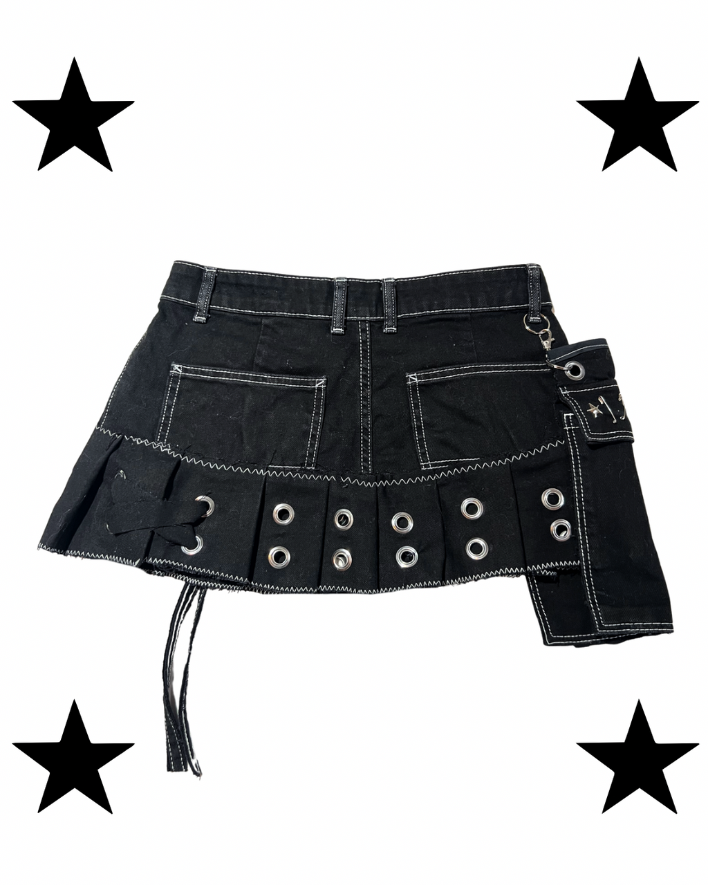 Mini skirt gothic style