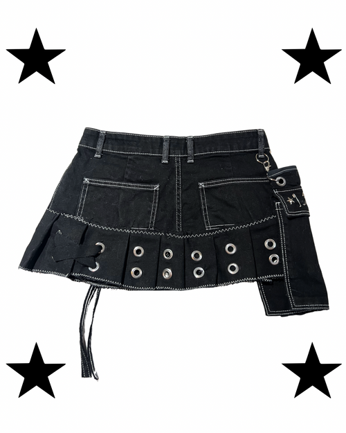 Mini skirt gothic style