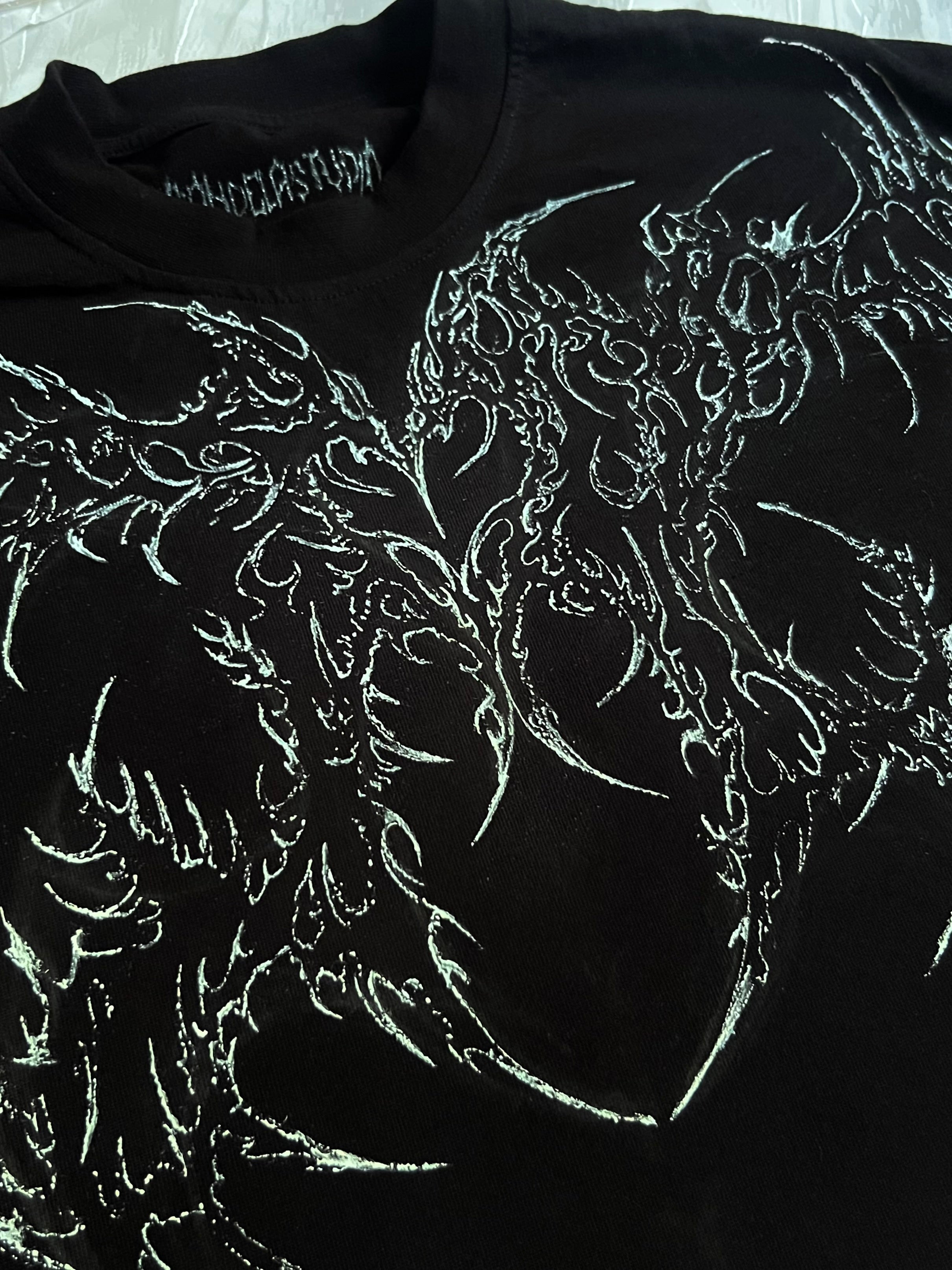 Cybersigilism cropped tshirt