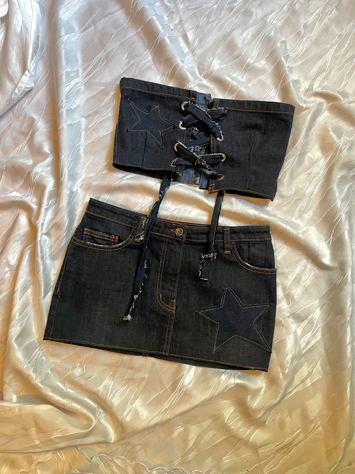 Set mini skirt and top