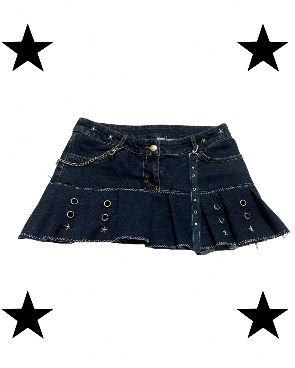 Mini skirt with keychain