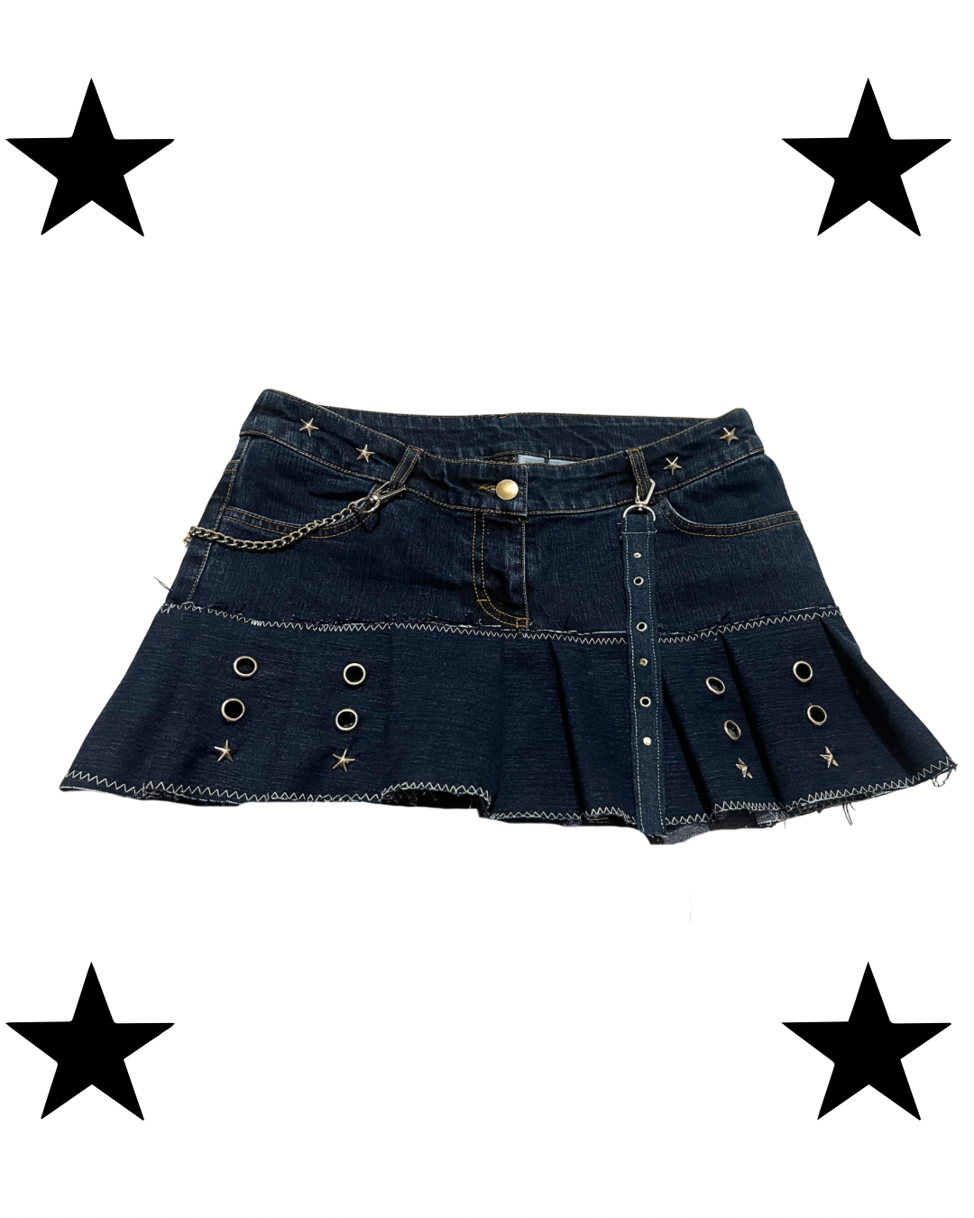Mini skirt with keychain