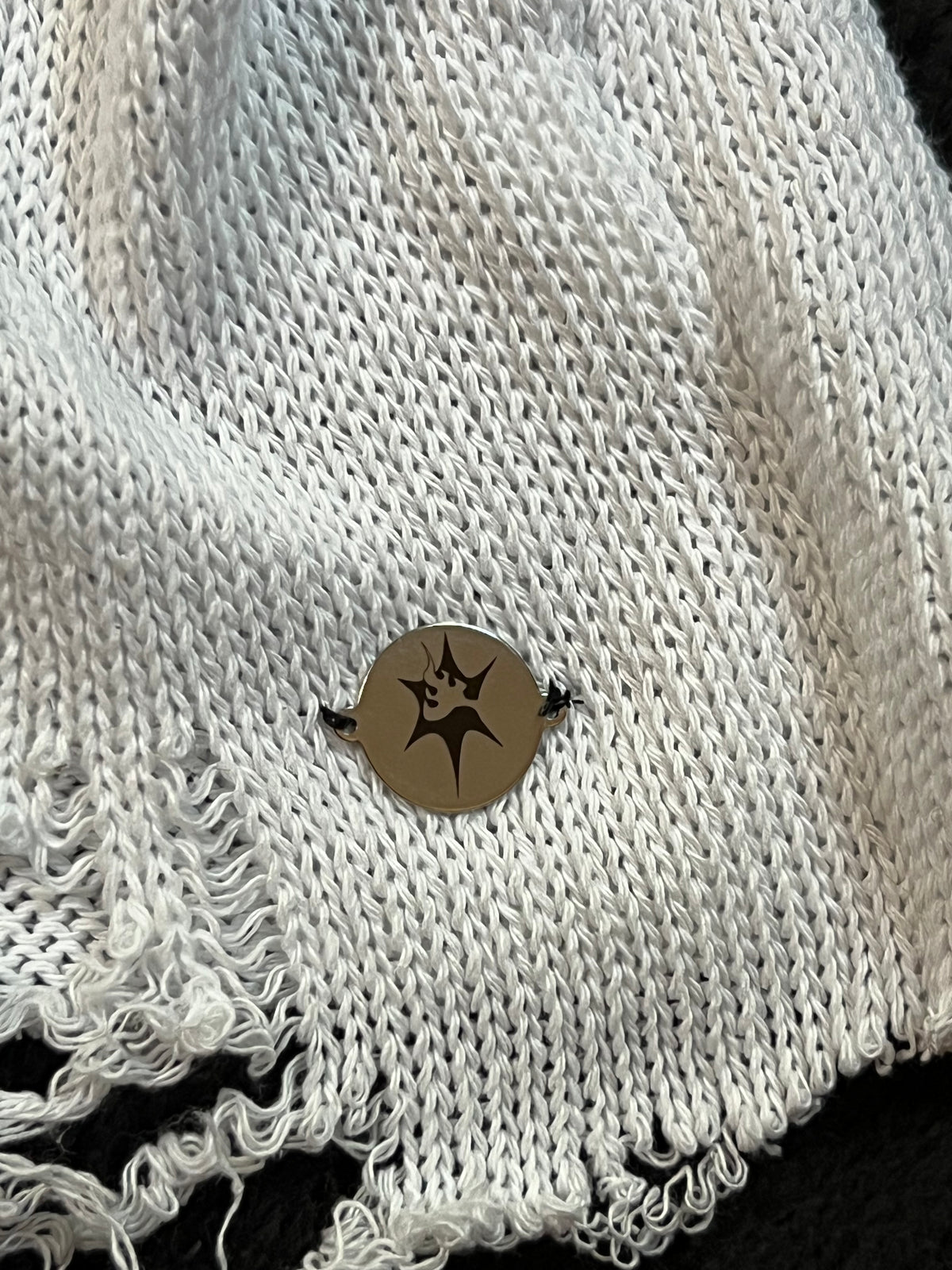Distressed sweater