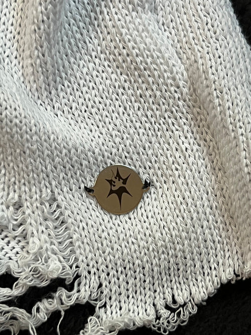 Distressed sweater