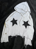 Distressed sweater