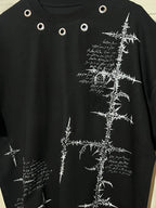 Cybersigilism handpainted tee