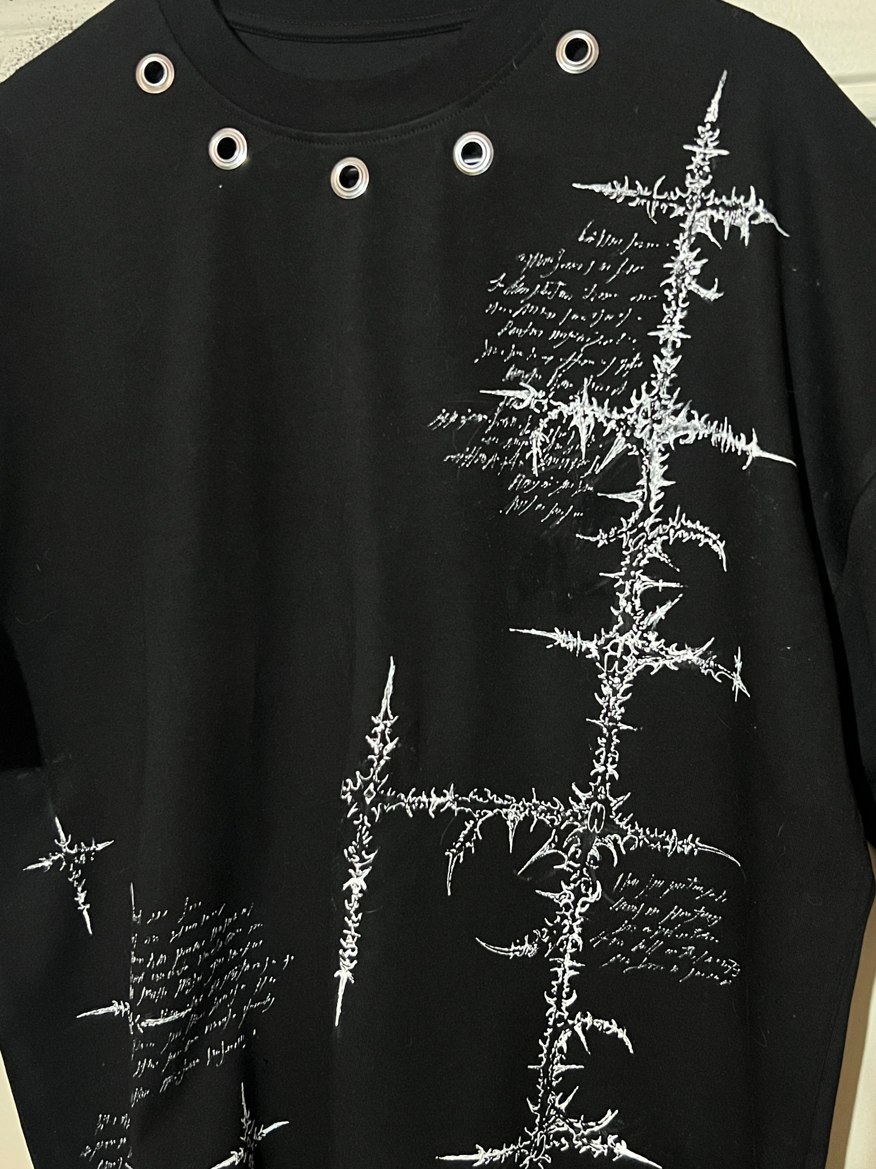 Cybersigilism handpainted tee