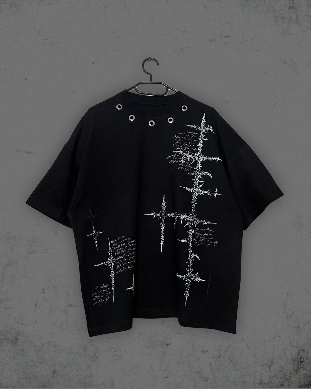 Cybersigilism handpainted tee