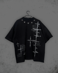 Cybersigilism handpainted tee