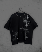 Cybersigilism handpainted tee